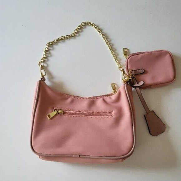 Pink Canvas Purse with Change Holder - Picture 5 of 5